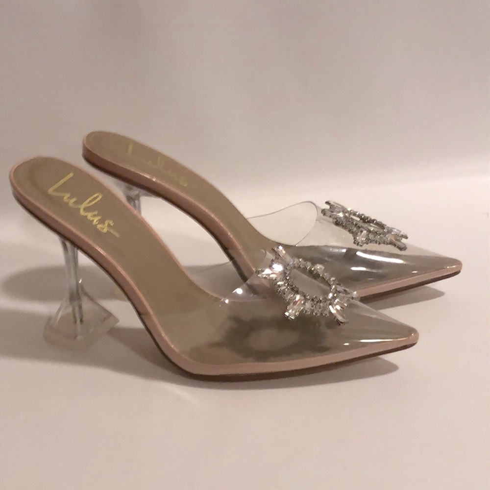 Lulus Heels Nude Sz 9